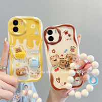 ใหม่ เคส Redmi A2 A1 Xiaomi 13 Pro 13Lite POCO X5 F4 4G 5G เคส ความคิดสร้างสรรค์ INS อินเทรนด์วาดชีสหมีกันกระแทกน่ารัก3D ตุ๊กตา เคสโทรศัพท์ นิ่มพร้อม2023สร้อยข้อมือลูกปัด