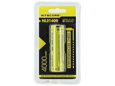 ถ่านชาร์จ Nitecore NL2140 4000mAh (battery 21700) ของแท้ สามารถออกใบกำกับภาษีได้