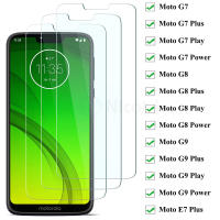 3 Pieces Tempered Glass for Motorola Moto G9 G8 G7 Plus Play Power Screen Protector Glass For Moto E7 Plus 9H Glass