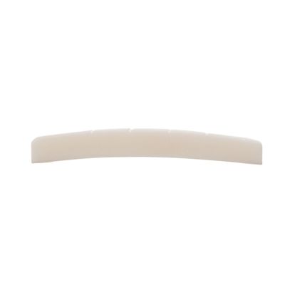 1 Piece Real Slotted Bone Nut for 6 Strings ST TL Electric Guitar ( Bottom Flat/R7.25/R10 42MMx3.2MMx5.6MM )