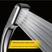 Bathroom Shower Head 300 Holes High Quality High Pressure Water Saving Rainfall Shower Head Filter Spray Nozzle Bathroom Tools Showerheads
