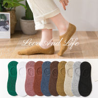 LAL Japanese womens socks socksSilicone non-slip invisible female cotton