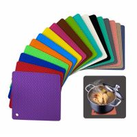 【CW】₪◘✚  18cm Silicone Resistant Potholder Dining Table Placemat Non-slip Pot Holder Cup Coaster Accessories