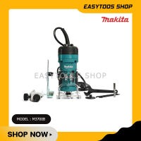 MAKITA รุ่น  M3700B เครื่องทริมเมอร์ 1/4" 530W ขนาดหัวจับดอก 66 มม. ใช้สําหรับการเซาะและทําลวดลายบนไม้พลาสติก