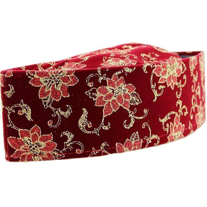 Arabe Muslim Men Hat Turkish N Kufi Hats Islamic Prayer Cap Ramadan Eid