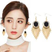 [Free ship] Korean Tassel Earrings Temperament Net Round and Goddess