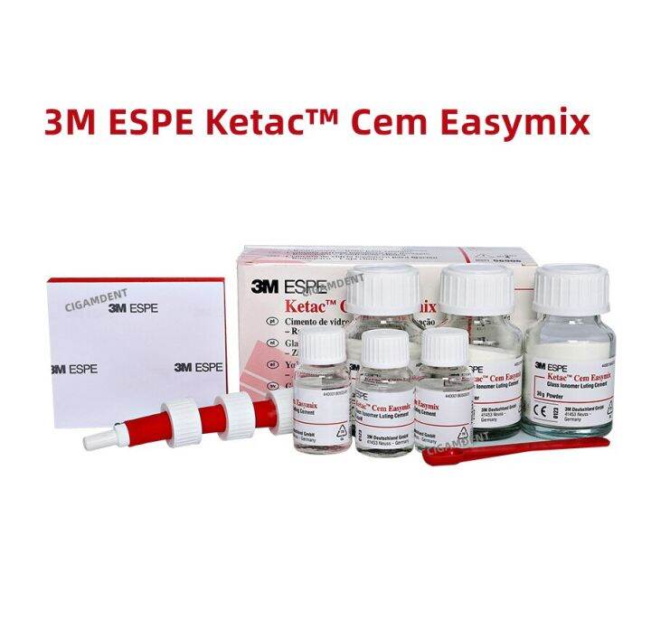 Dental Ketac Cem Cement ESPE Easymix Luting Liquid And Powder Crown