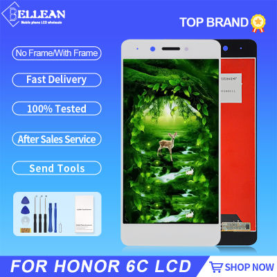 1PCS ทดสอบ5.0นิ้วสำหรับ Honor 6C Lcd Touch Screen Digitizer Enjoy 6S จอแสดงผลเปลี่ยนกรอบ