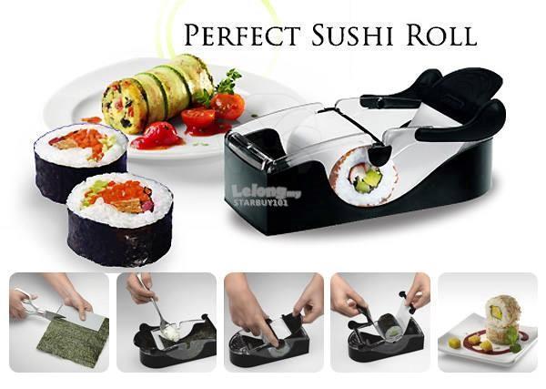 Sushi Maker Roller Equipment Perfect Roll Sushi Machine DIY Easy Kitchen  Magic