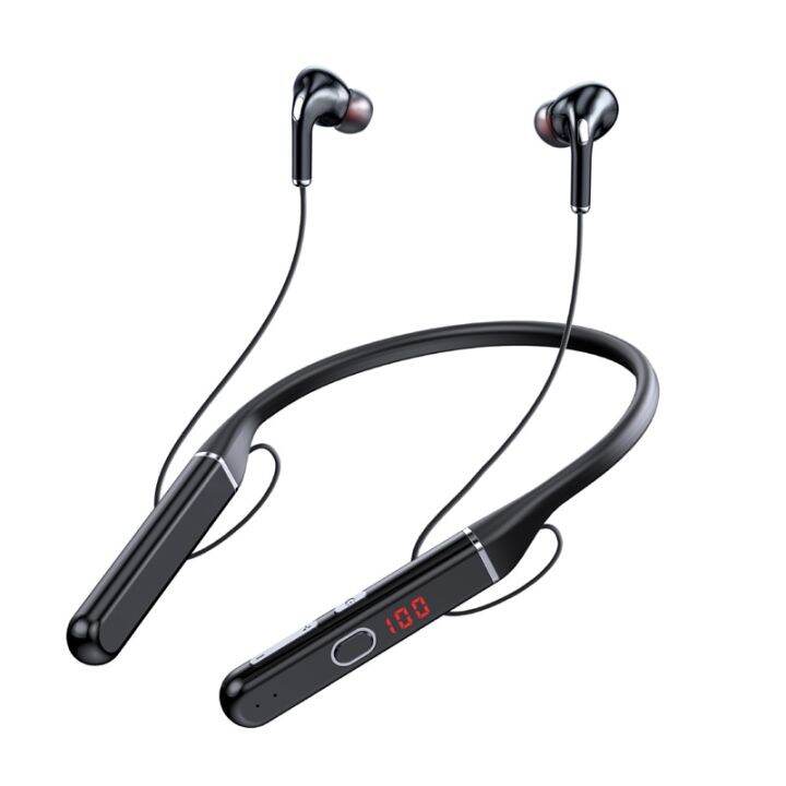100 Hrs Music Time Bluetooth Wireless Headphone Headset Earphone w