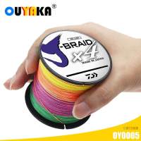 Fishing Line Daiwa 4 Braided Length:300m Diameter:0.1mm-0.60mm size:6-100lb Japan PE braided line Floating Line Peche Accessoire Fishing Lines