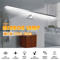 10W 800LM longer Led Mirror Wall Lamp White Wall Light 60cm Waterproof Aluminum Lighting Bathroom Restroom Mirror Makeup Light