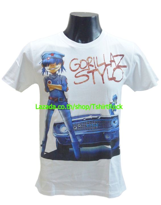 เสื้อวง-gorillaz-กอริลลาซ-ไซส์ยุโรป-เสื้อยืดวงดนตรีร็อค-เสื้อร็อค-grl8015-ส่งจาก-กทม