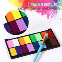 8 สีคู่สีจานสีสีร่างกายที่ละลายน้ำได้    เทศกาลล้างทำความสะอาดได้เด็กเวทีโอเปร่า