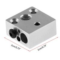 High Temperature CR-10 Aluminum Heater Block for mk8 Extruder Creality All Metal Hotend Ender 3s V2 Ender 3 pro Ender 5