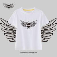 2023 NEWKawaii Eagle พิมพ์เสื้อยืดสำหรับหญิงและชายเด็กอะนิเมะเสื้อผ้าเด็กฤดูร้อนผ้าฝ้าย Tees เด็กเสื้อ Oversize เสื้อสีขาว