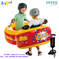 Intex ส่งฟรี คา-เพาว์ บั๊มเปอร์ สีแดง รุ่น 44601 + ที่สูบลมดับเบิ้ลควิ๊ก วัน