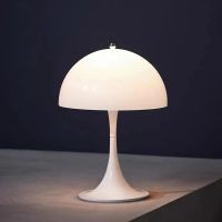 Creative Mushroom Table Lamp Bedroom Bedside Lamp Modern Minimalist Home Decor Desk Lamp Office Study Reading Lighting Fixtures