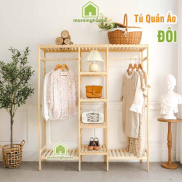 Tủ quần áo decor phòng ngủ Morning House -Tháo lắp dễ dàng