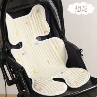 Baby Stroller Seat Cushion Cartoon  Bear Breathable Soft Cotton Washable Warm Baby Kids Pushchair Car Mat Stroller Accessories