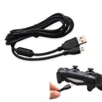 คุ้มค่าที่ซื้อแบบ2 In 1สายเคเบิลข้อมูลสายชาร์จ USB บรรทัดสายชาร์จสำหรับจอยควบคุมเกม PS4