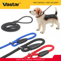 Vastar1 Pcs 1cm Pet Leash with Adjustable Collar Nylon Rope Dog Training Walking Lead with Comfortable Handle for Medium Big Breed Dogs Husky Belgian