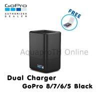 GoPro GoPro 8 / 7 6 / 5 Dual Battery Charger ฟรี กล่องใส่แบต ที่ชาร์จแบตเตอรี่แบบคู่ (แท้ประกันศูนย์)