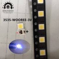 100pcs For WOOREE LED 3535 Light Beads Cool white 3V 1.85W LED LCD TV Backlight LED Backlight TV Application WM35E1F-YR07-eB