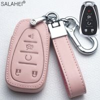 Leather For Car Key Case Auto Key Protection Cover For Chevrolet New Malibu XL Equinox Car Holder Shell Car-Styling Accessories