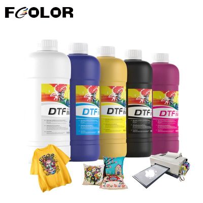 Fcolor ราคาไม่แพง DTF หมึกสีเหมาะกับ5ขวดหมึก PG2009ห้าสี DTF สำหรับ I3200 XP600ฟิล์ม PET เครื่องพิมพ์ DTF