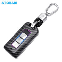 ABS รถ Key Case พวงกุญแจรีโมทคอนล Fobs Protector สำหรับ Mitsubishi Eclipse Cross Mirage Outlander Sport Lancer ASX Evo