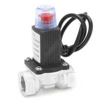 12V Electric Solenoid Valve Pipeline Gas Switch Cast Aluminium Fuel Gas Valve for Household Factory Valves