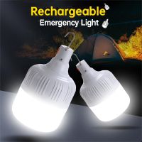 Rechargeable Outdoor LED Light Mobile Lamp Bulbs 5 Lighting Modes Hanging Tent Work Light Hook Up Camping Lights Emergency Lamp