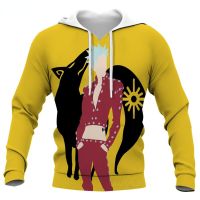 CLOOCL Men Hoodie Anime The Seven Deadly Sins 3D All Over Printed Long Sleeve Autumn Unisex Hooded Pullover Sudadera Hombre