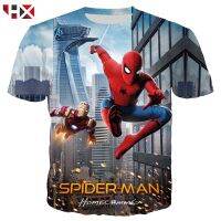 HX 2021 Movie : FarFromHome 3D Print Men Women Short Sleeve T-shirts