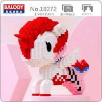 Balody 18272 Animal World Unicorn Fly Horse Mermaid Pet Animal Doll Mini Diamond Blocks Bricks Building Toy for Children no Box