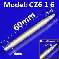 Cz6-1-6แบบจำลอง1ชิ้นบิตแกะสลักหินเพชร Cnc สำหรับหินอ่อนบลูสโตนและหินทรายดอกสว่านเรียวด้านล่างหัวตัดทรงกรวย Relief