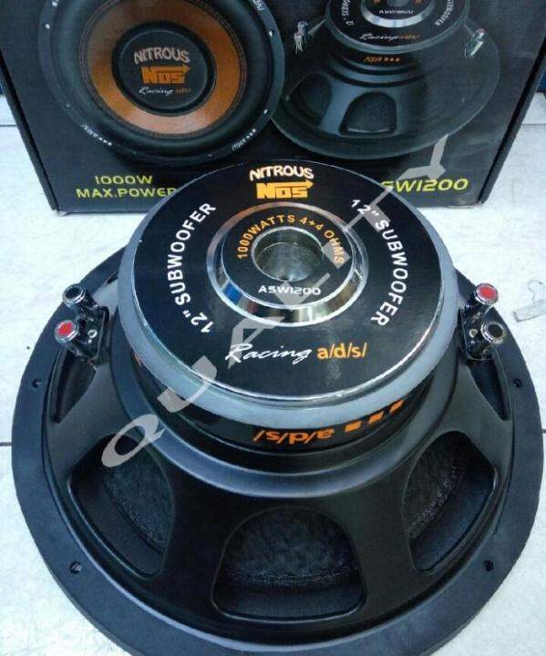 SUBWOOFER ADS NITROUS 12 INCH BARU 1000 WATT DOUBLECOIL Lazada