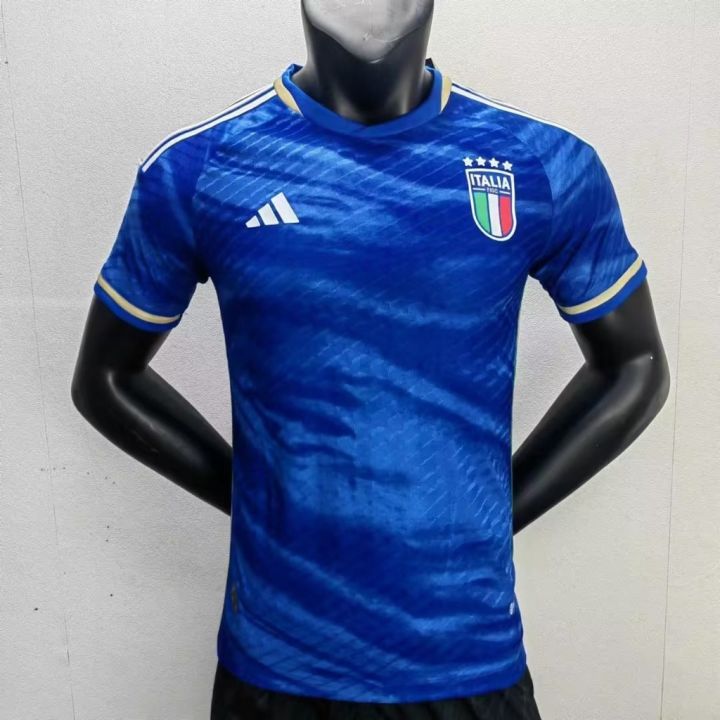 player-version-เสื้อกีฬาแขนสั้น-ลายทีมชาติฟุตบอล-italy-home-2023-24-ชุดเหย้า-สีฟ้า