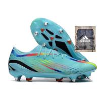 ↂ۞✼ Original ready stock kasut boots football shoes soccer shoes Adi x series speed king all waterproof knitted SG football