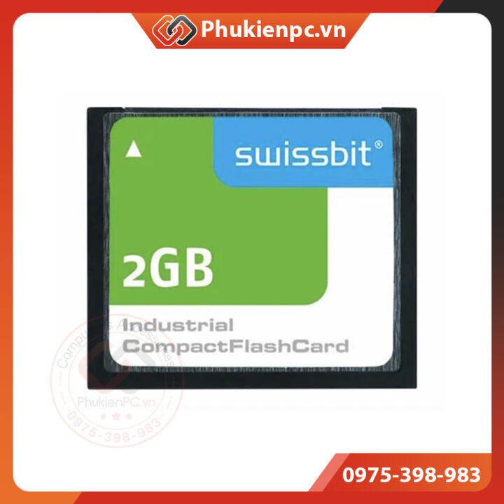 Thẻ nhớ CF công nghiệp Swissbit 2GB (made in Germany) Compact Flash