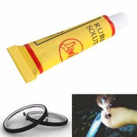 ▧♟⊕ Pack of 10 Patch Glue Strongly Adhesive Stop Leakage Bicycle Tire Glues Sweet Gift Tyre Inner Tube Puncture Cement