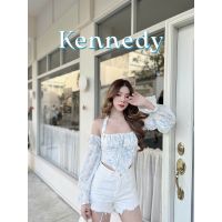 CHERLYNE เสื้อครอปทรงคอร์เซ็ท รุ่น KENNEDY