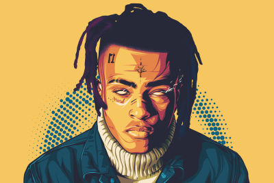 โปสเตอร์ XXXTentacion Rapper แร็พเปอร์ Hip Hop ฮิปฮอป Music Poster รูปภาพ ของสะสม ของแต่งบ้าน ของแต่งห้อง โปสเตอร์แต่งห้อง โปสเตอร์ติดผนัง 77poste