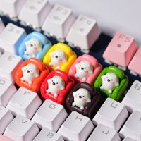 Personalized Handmade Keycap For Cherry MX Switch Mechanical Keyboard Keycaps Resin Cute Creative Sofa Bear Keycaps