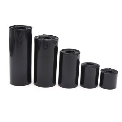 1 Meter Black18650 Lipo Battery PVC Heat Shrink Tube Pack 103mm ~ 500mm Width Insulated Film Wrap lithium Case Cable Sleeve Blue