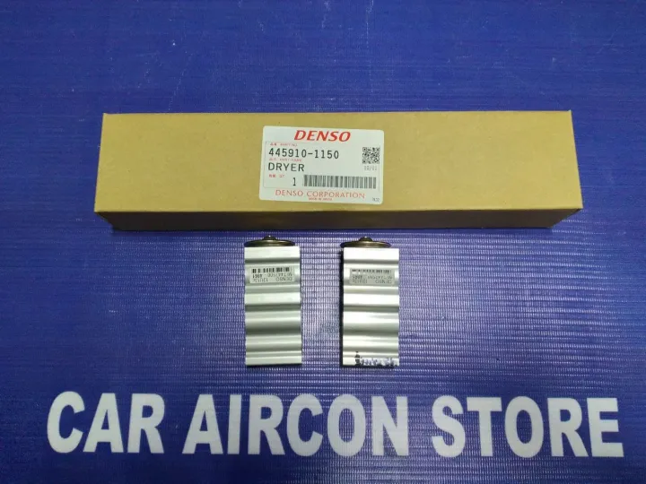 DENSO ORIGINAL car aircon filter drier and expansion valve front & rear