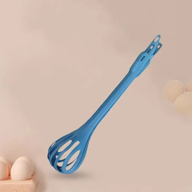 Multifunction Egg Beater Milk Whisk Pasta Tongs Food Clips Mixer Manual  Stirrer