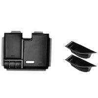 Central Armrest Storage Box Car Organizer for Land Range Rover Evoque 2009-2013 &amp; Front Door Handle Storage Box