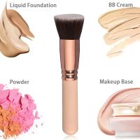 【cw】 1Pc Makeup Brushes Flat Top Foundation Luxury Large Face Repair for !